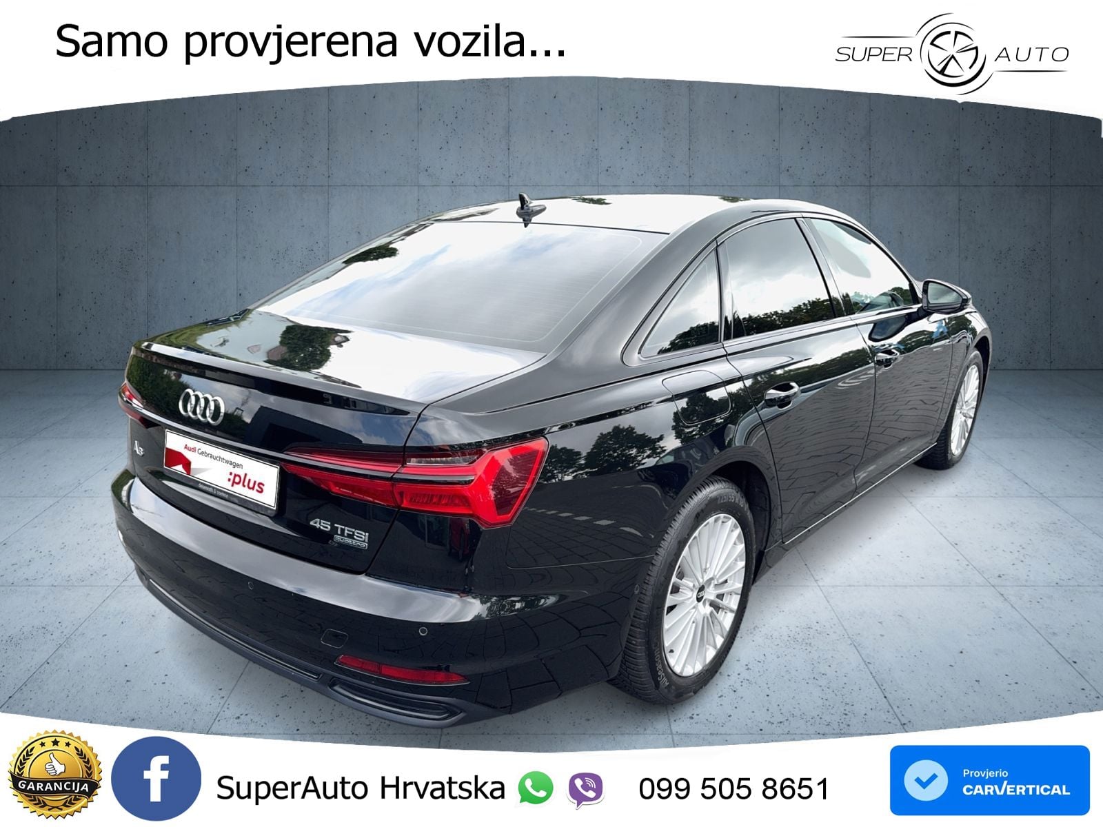 Audi A6 45 TFSI (265 KS) quattro ultra S tronic LED+GR SJED+ACC