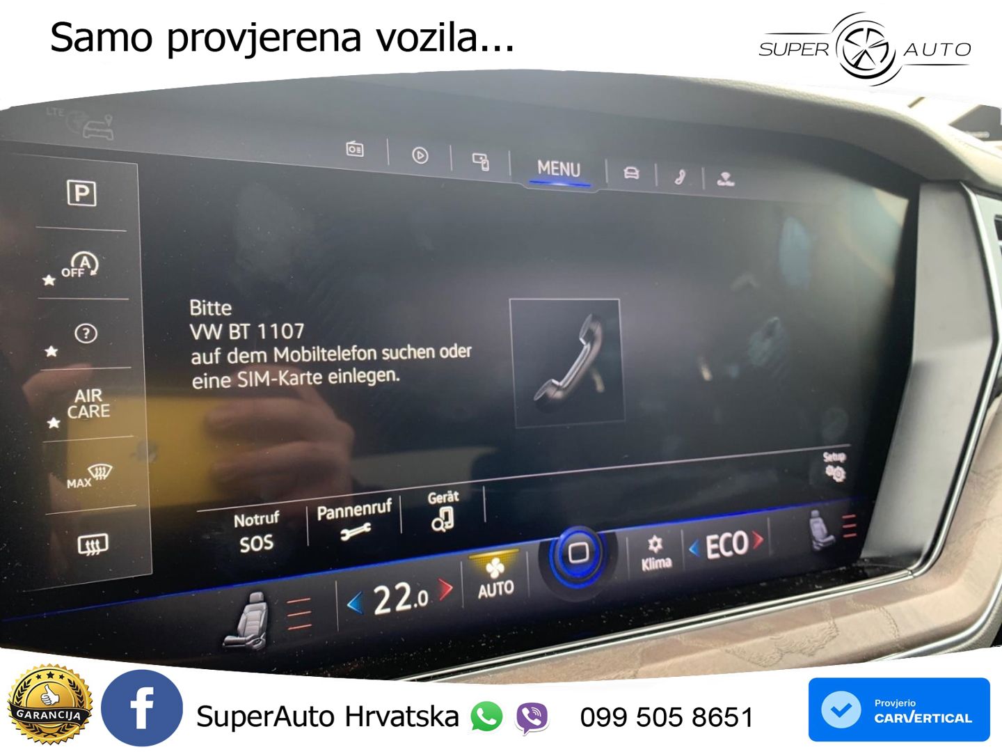 Volkswagen Touareg 3.0 V6 TDI (286 KS) 4MOTION Tiptronic R-Line ZRAČNI+ACC+4xGR SJED+KAM
