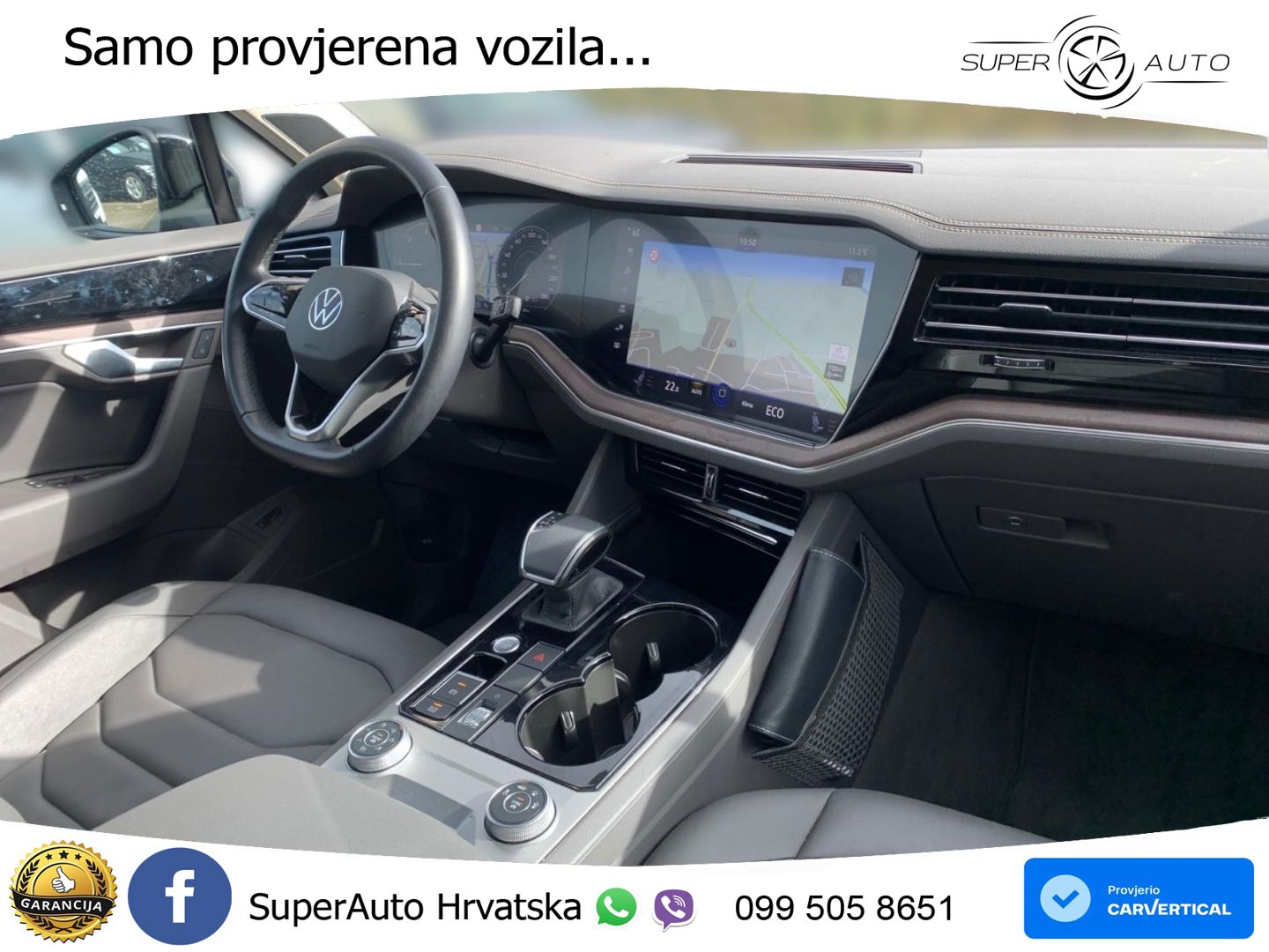 Volkswagen Touareg 3.0 V6 TDI (286 KS) 4MOTION Tiptronic R-Line ZRAČNI+ACC+4xGR SJED+KAM