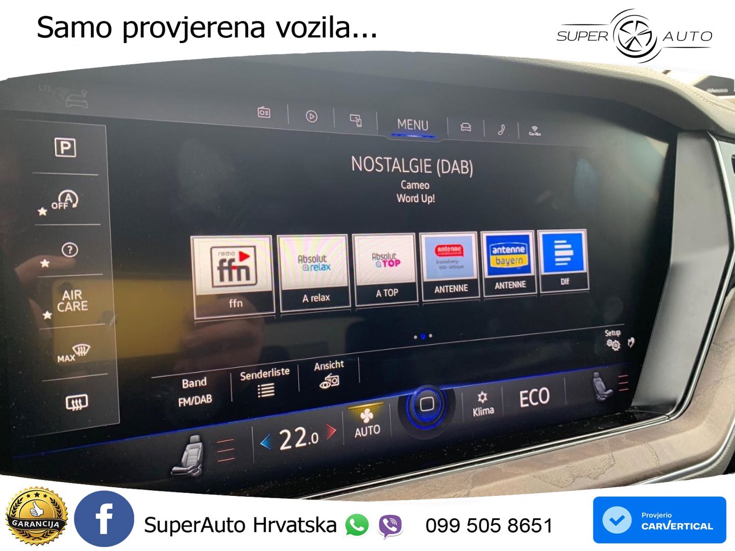 Volkswagen Touareg 3.0 V6 TDI (286 KS) 4MOTION Tiptronic R-Line ZRAČNI+ACC+4xGR SJED+KAM