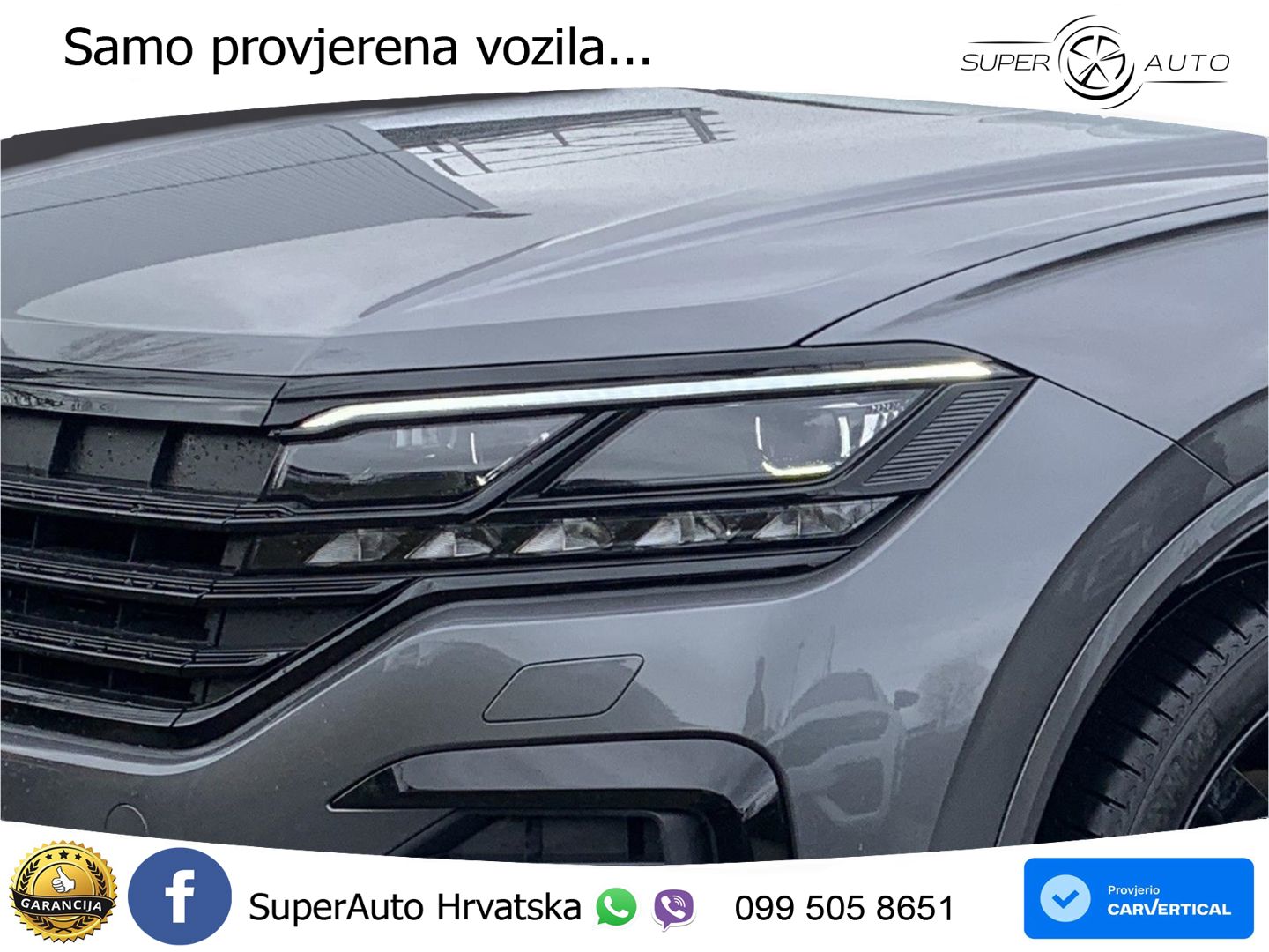 Volkswagen Touareg 3.0 V6 TDI (286 KS) 4MOTION Tiptronic R-Line ZRAČNI+ACC+4xGR SJED+KAM