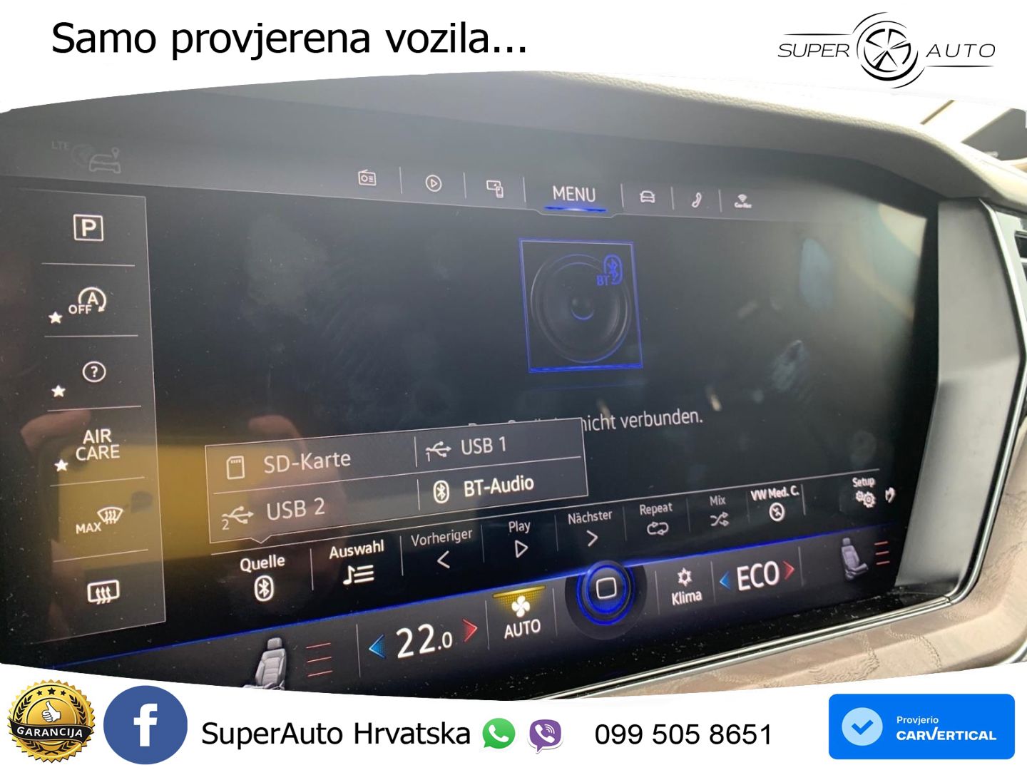 Volkswagen Touareg 3.0 V6 TDI (286 KS) 4MOTION Tiptronic R-Line ZRAČNI+ACC+4xGR SJED+KAM