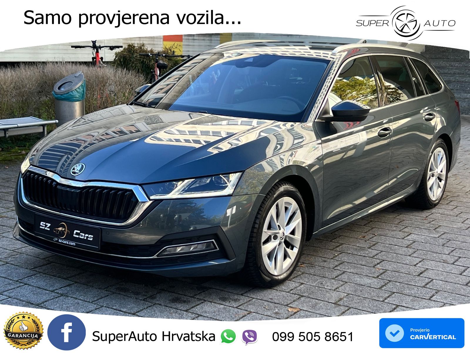 Škoda Octavia Combi 1.5 TSI (150 KS) LED+GR SJED+ACC