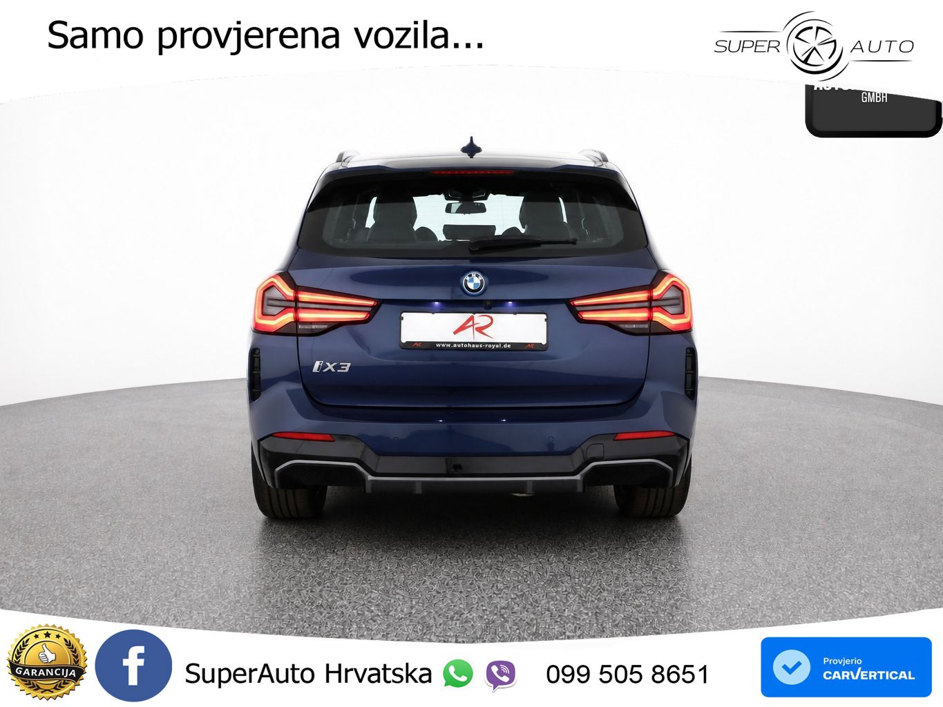 BMW iX3 80 kWh (286 KS)
