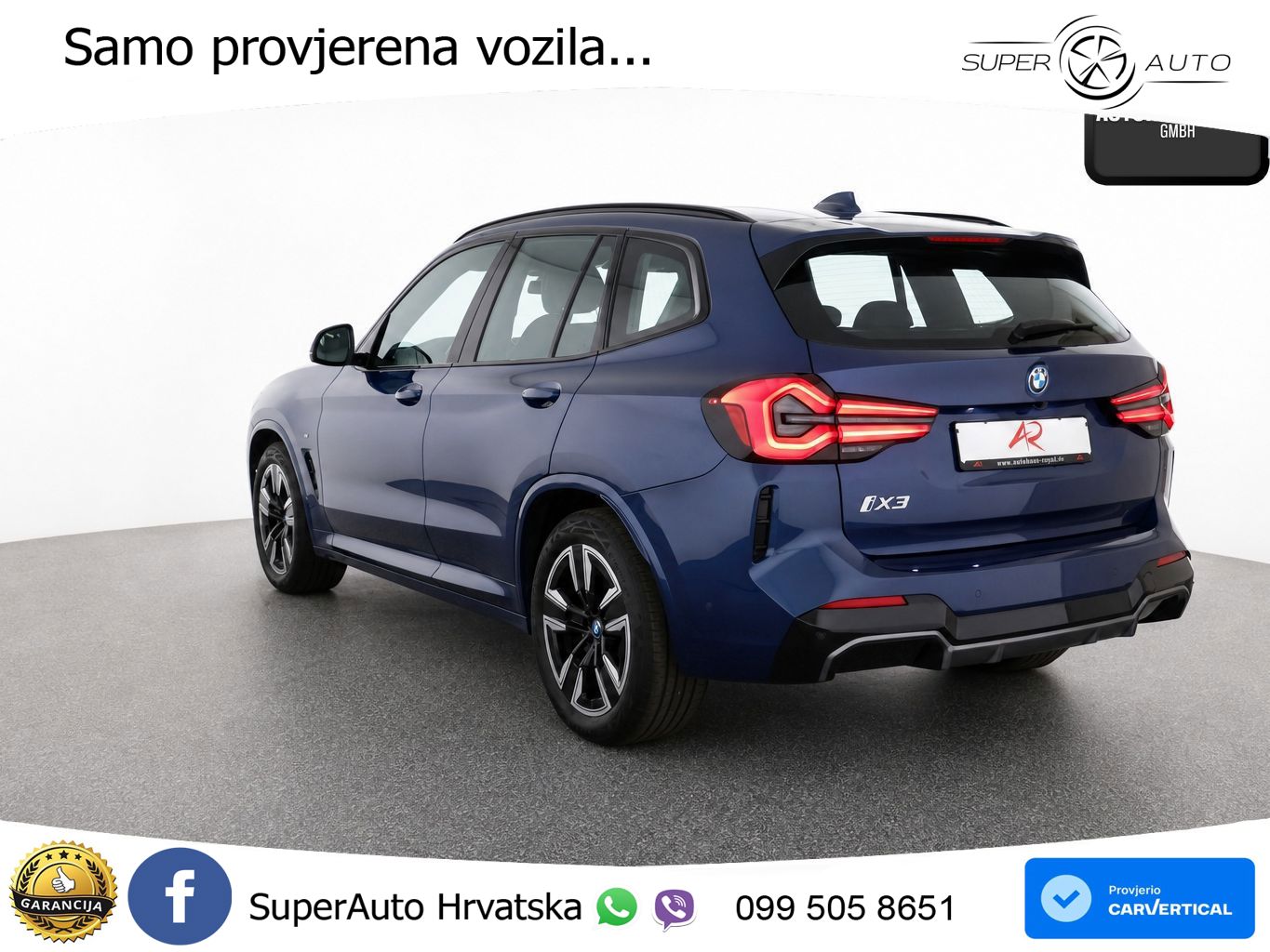 BMW iX3 80 kWh (286 KS)