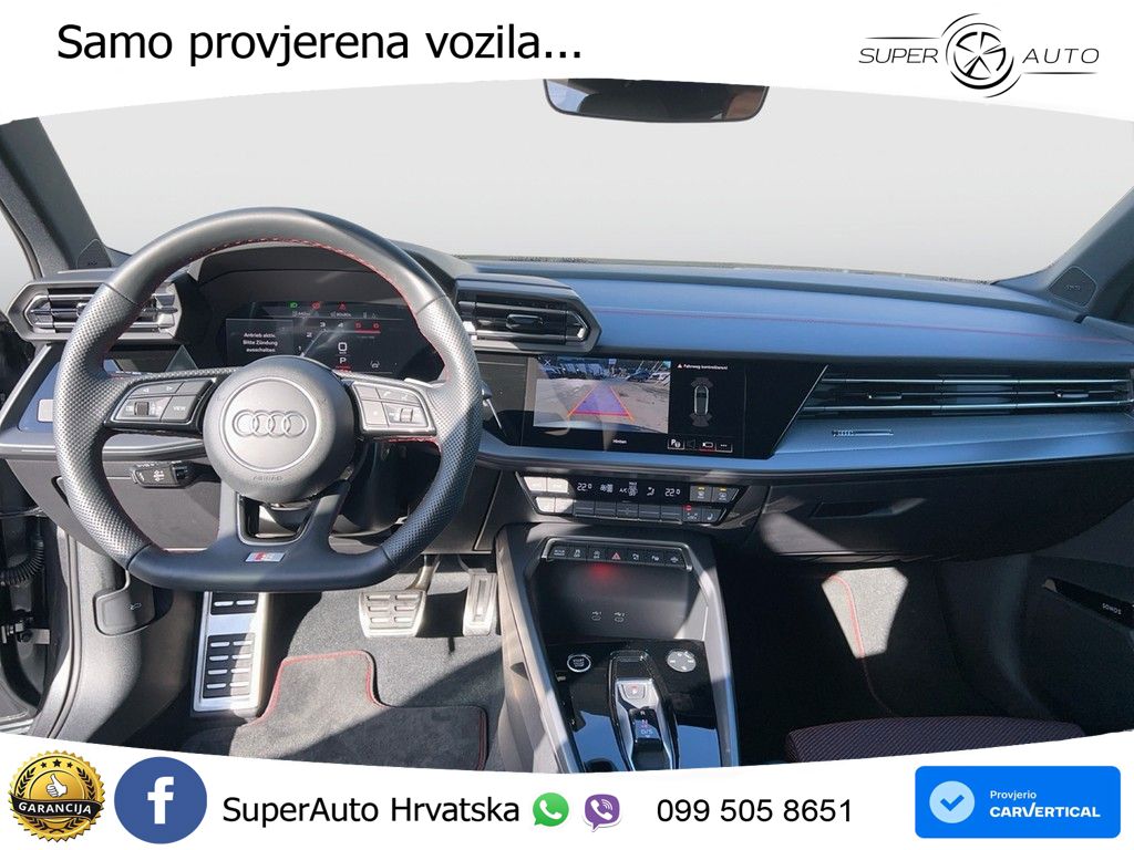 Audi A3 35 TDI (150 KS) S tronic 2x S line LED+GR SJED+ACC