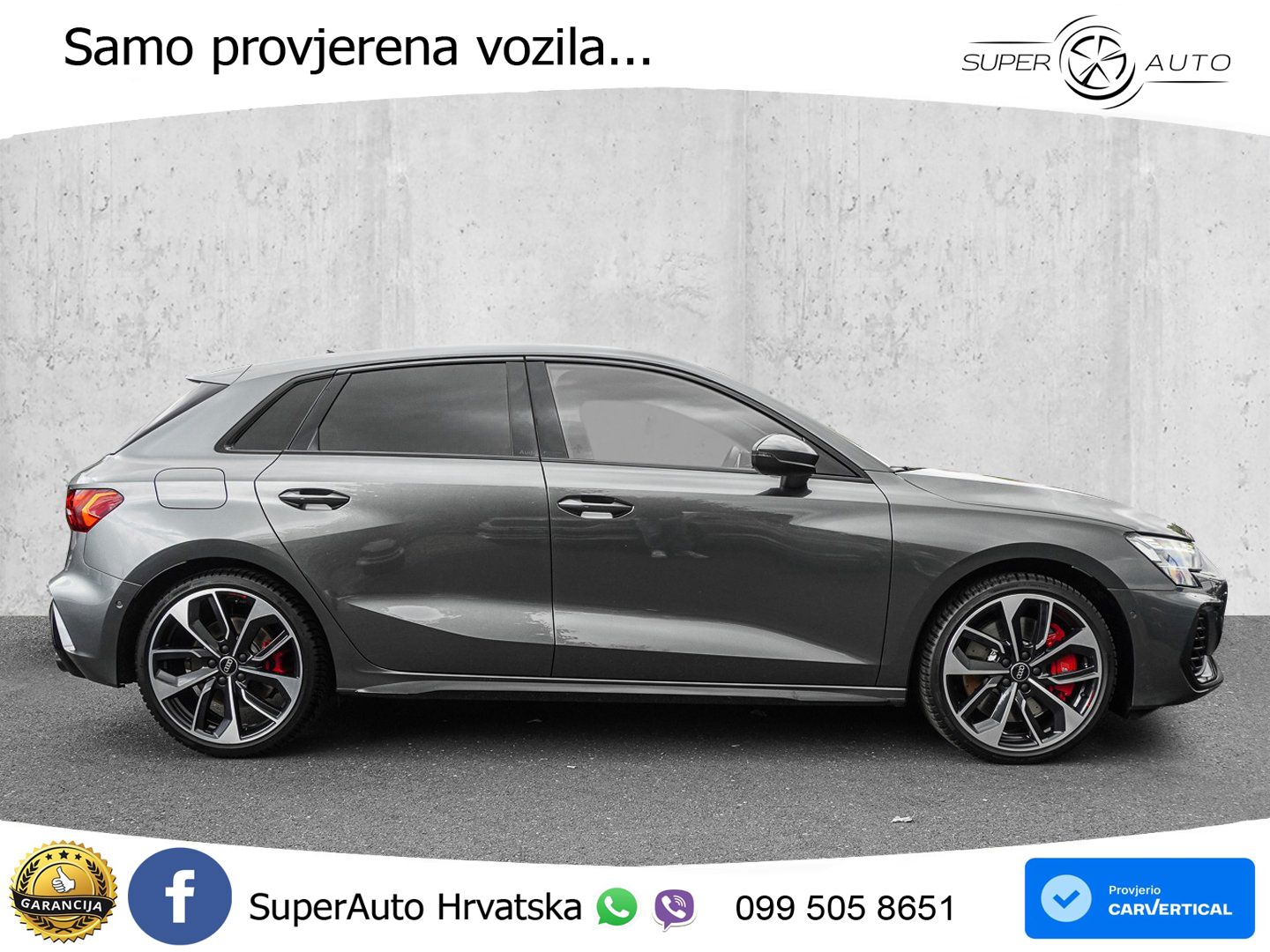 Audi S3 2.0 TFSI (333 KS) quattro S tronic MATRIX+GR SJED+KAM