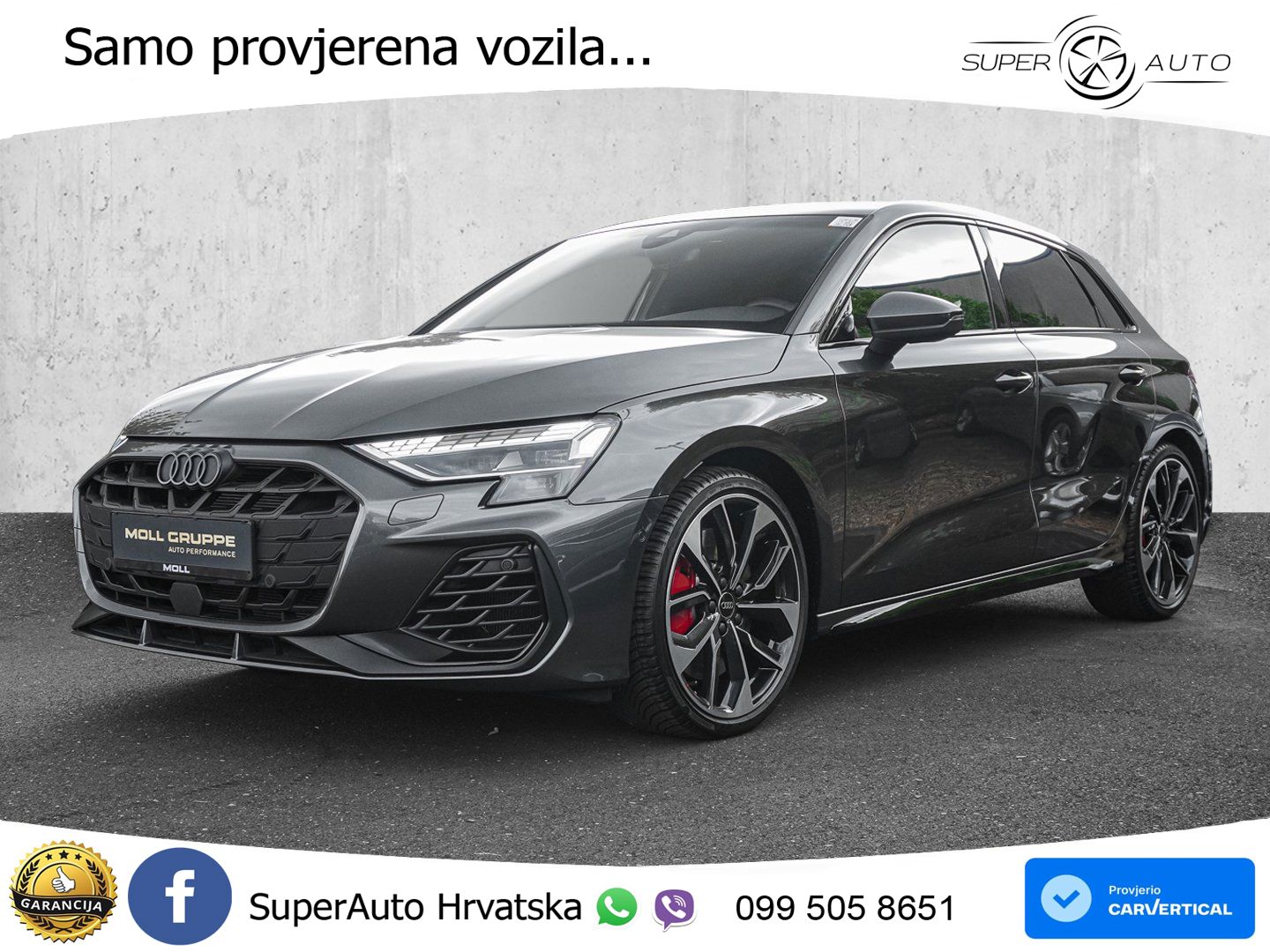 Audi S3 2.0 TFSI (333 KS) quattro S tronic MATRIX+GR SJED+KAM