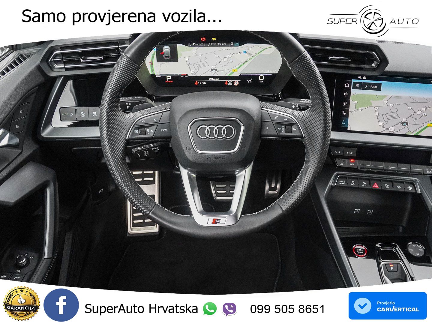 Audi S3 2.0 TFSI (333 KS) quattro S tronic MATRIX+GR SJED+KAM