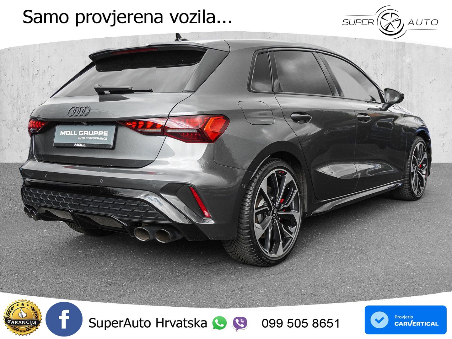 Audi S3 2.0 TFSI (333 KS) quattro S tronic MATRIX+GR SJED+KAM