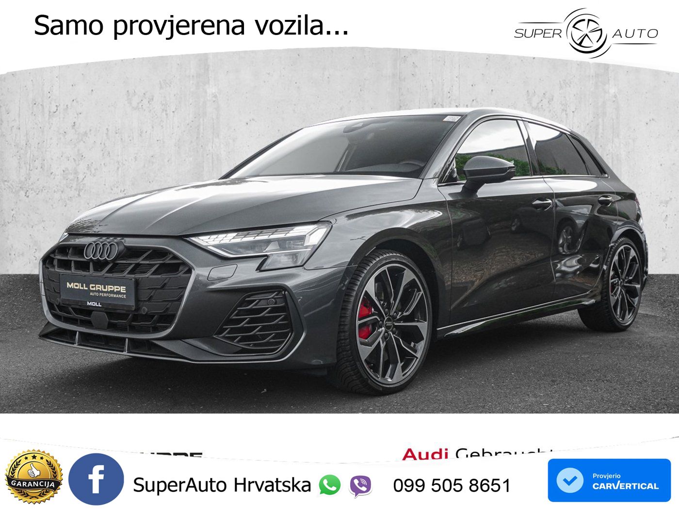 Audi S3 2.0 TFSI (333 KS) quattro S tronic MATRIX+GR SJED+KAM