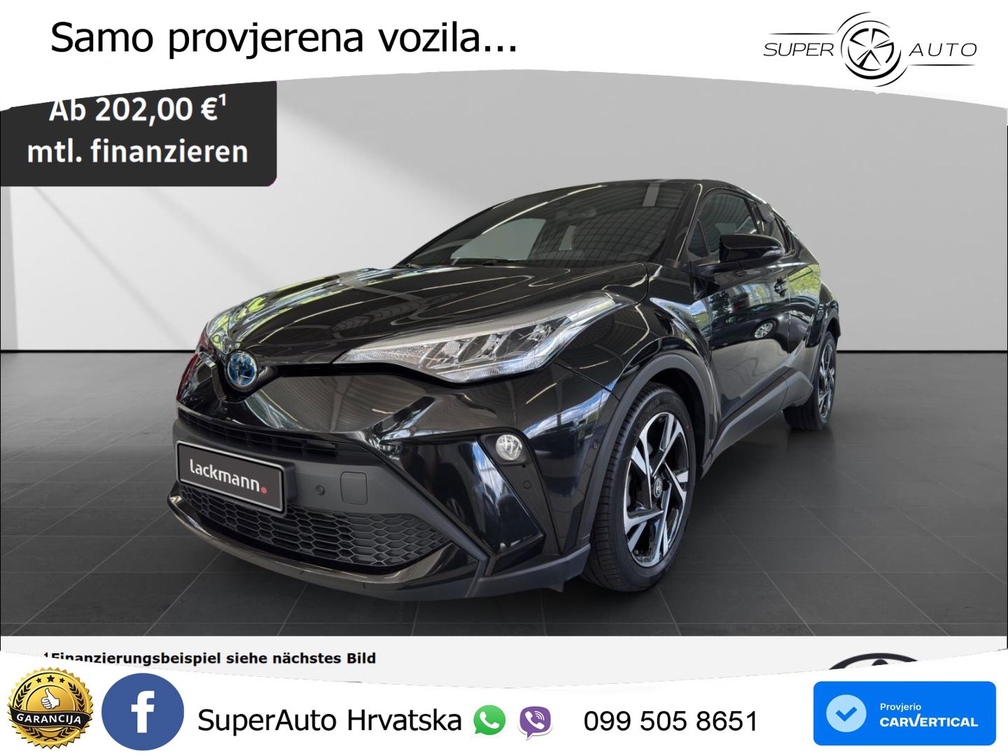 Toyota C-HR 1.8 (122 KS) Hybrid e-CVT Team D LED+GR SJED+ACC