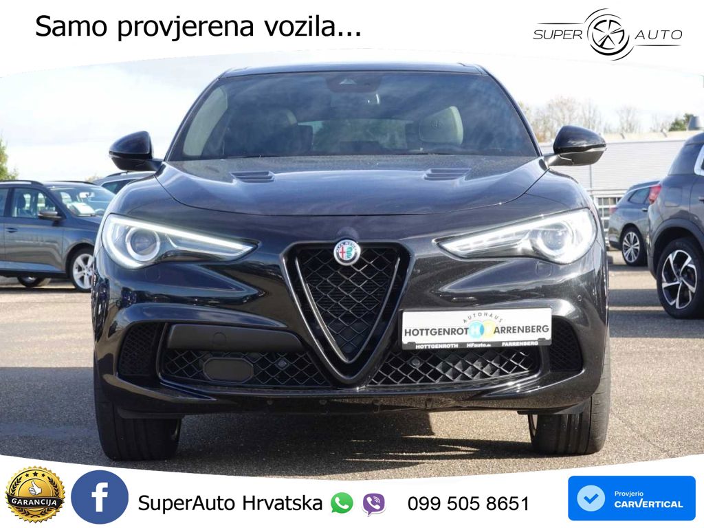 Alfa Romeo Stelvio Quadrifoglio 2.9 V6 Bi-Turbo (520 KS) Q4 Automatic LED+GR SJED+ACC