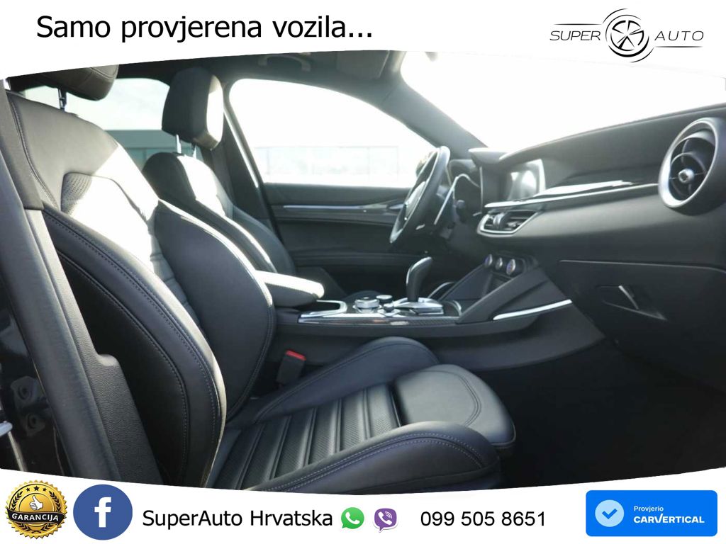 Alfa Romeo Stelvio Quadrifoglio 2.9 V6 Bi-Turbo (520 KS) Q4 Automatic LED+GR SJED+ACC