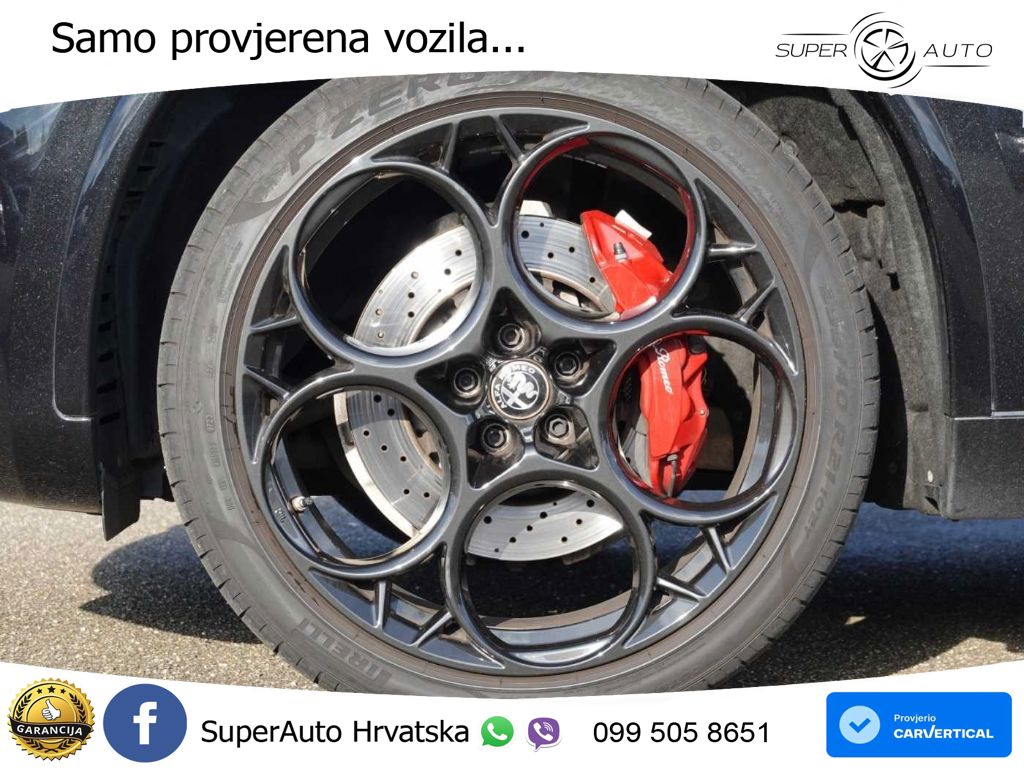 Alfa Romeo Stelvio Quadrifoglio 2.9 V6 Bi-Turbo (520 KS) Q4 Automatic LED+GR SJED+ACC