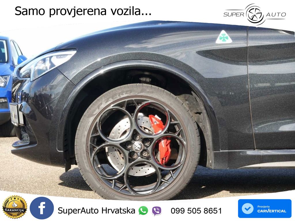 Alfa Romeo Stelvio Quadrifoglio 2.9 V6 Bi-Turbo (520 KS) Q4 Automatic LED+GR SJED+ACC