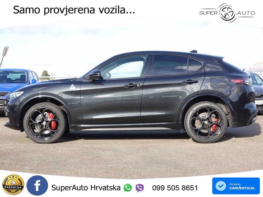 Alfa Romeo Stelvio Quadrifoglio 2.9 V6 Bi-Turbo (520 KS) Q4 Automatic LED+GR SJED+ACC
