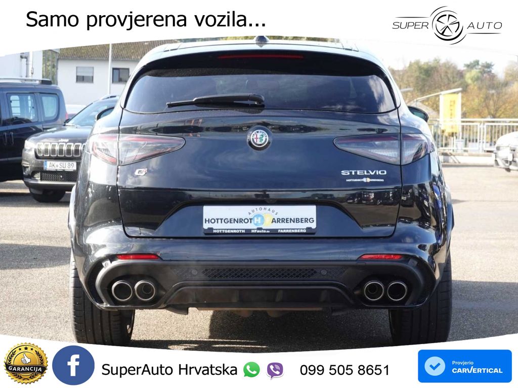 Alfa Romeo Stelvio Quadrifoglio 2.9 V6 Bi-Turbo (520 KS) Q4 Automatic LED+GR SJED+ACC