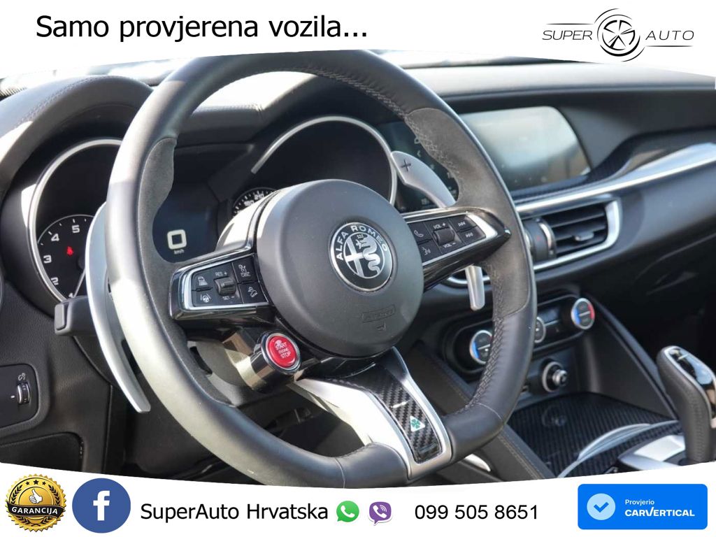 Alfa Romeo Stelvio Quadrifoglio 2.9 V6 Bi-Turbo (520 KS) Q4 Automatic LED+GR SJED+ACC