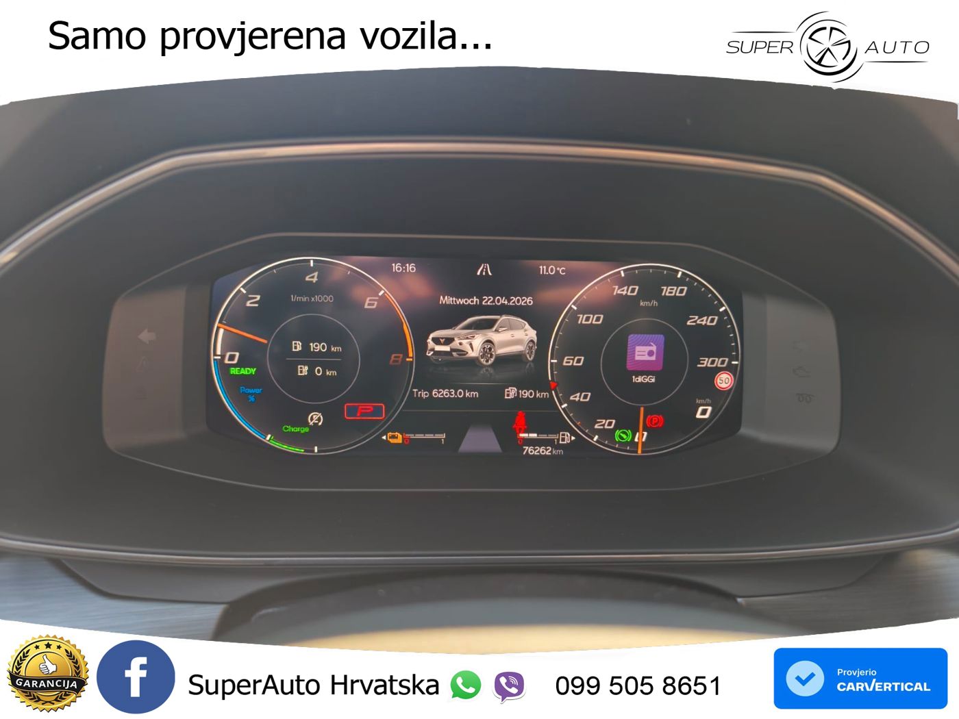 Cupra Formentor 1.4 TSI (245 KS) e-Hybrid DSG VZ LED+GR SJED+ACC