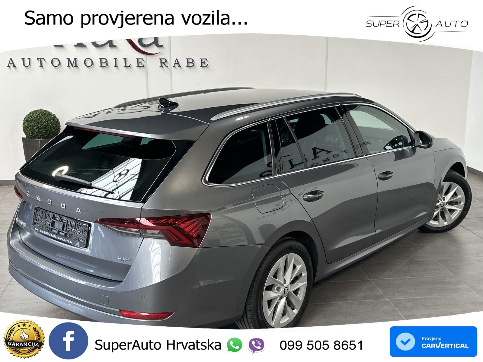Škoda Octavia Combi 2.0 TSI (190 KS) 4x4 DSG