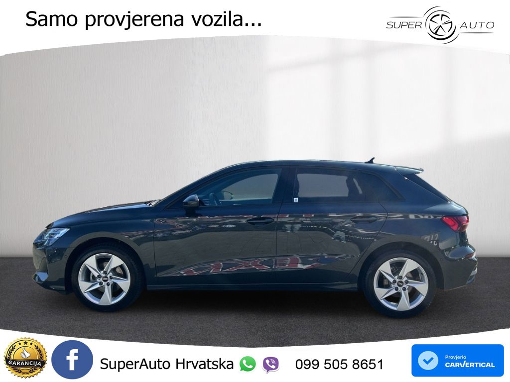 Audi A3 Sportback 30 TFSI (116 KS) Mild Hybrid S tronic advanced LED+GR SJED+ACC