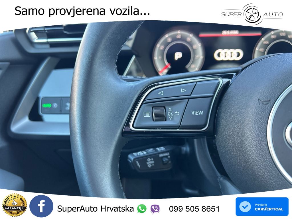Audi A3 Sportback 30 TFSI (116 KS) Mild Hybrid S tronic advanced LED+GR SJED+ACC