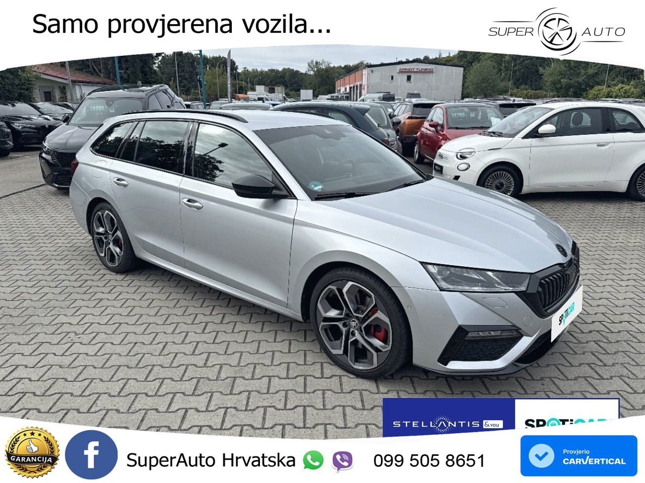 Škoda Octavia Combi RS 2.0 TSI (245 KS) DSG LED+GR SJED+ACC
