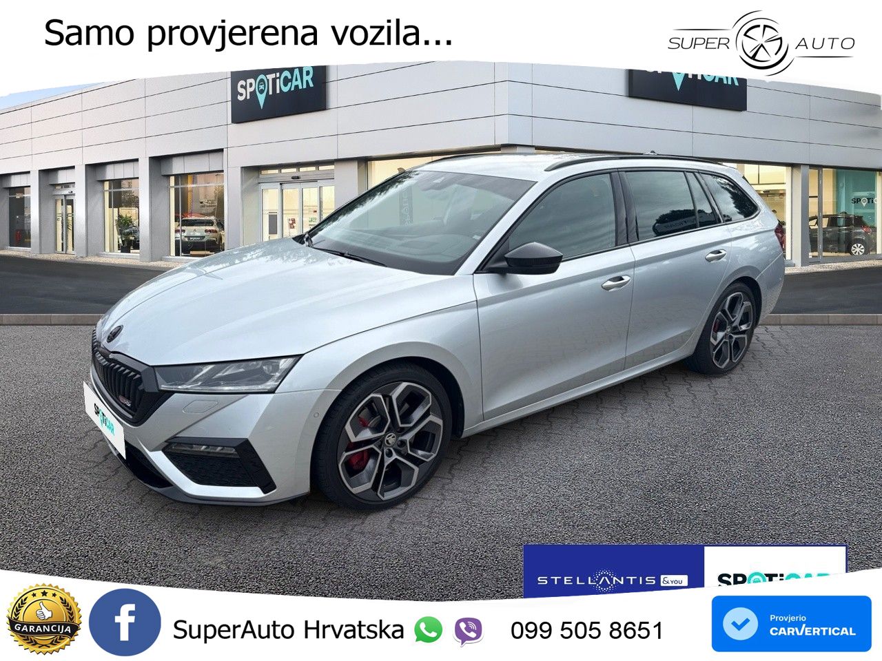 Škoda Octavia Combi RS 2.0 TSI (245 KS) DSG LED+GR SJED+ACC