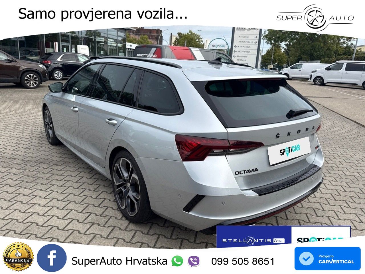 Škoda Octavia Combi RS 2.0 TSI (245 KS) DSG LED+GR SJED+ACC