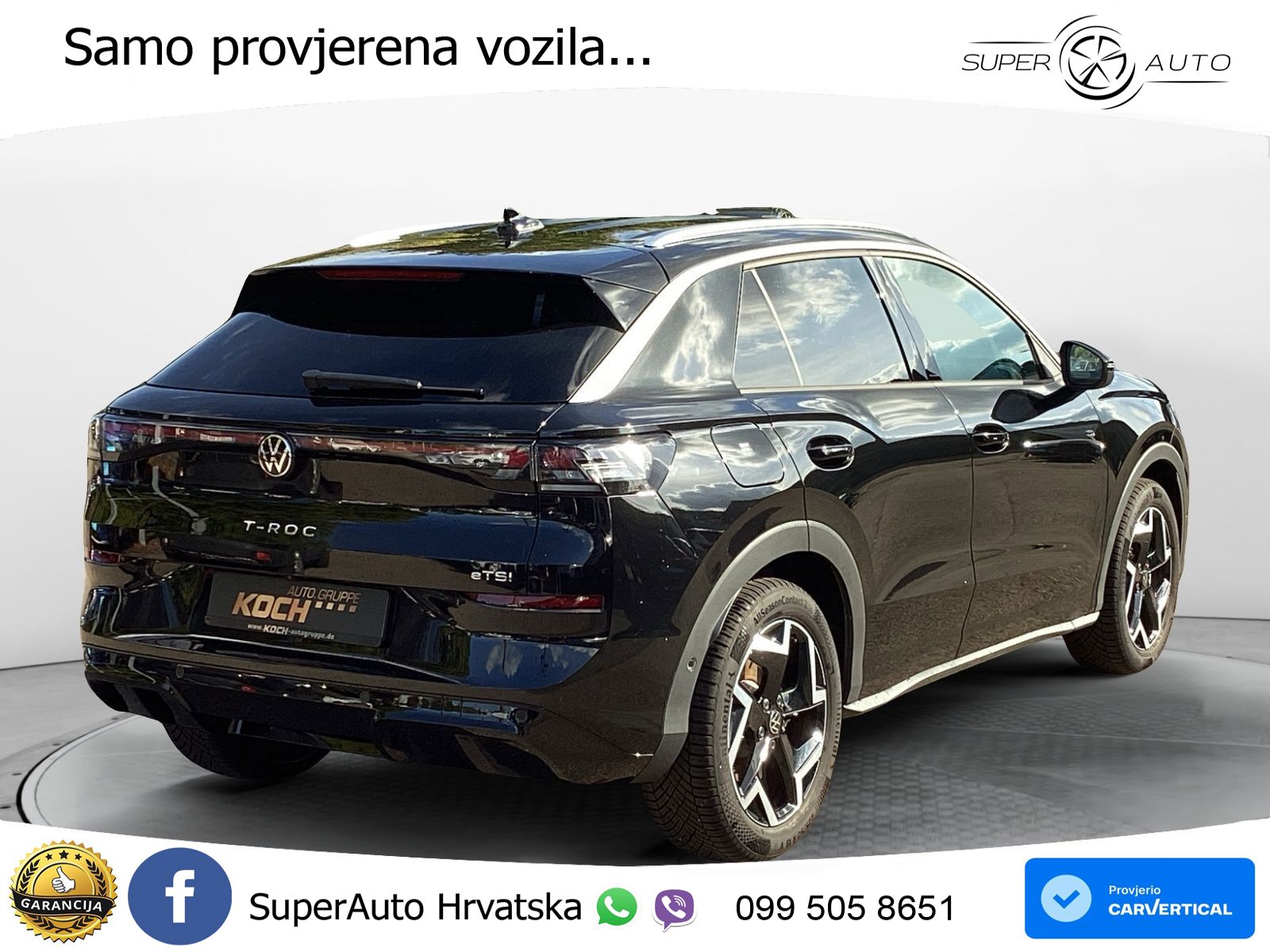 Volkswagen T-Roc 1.5 eTSI (150 KS)  DSG R-Line LED+GR SJED+ACC