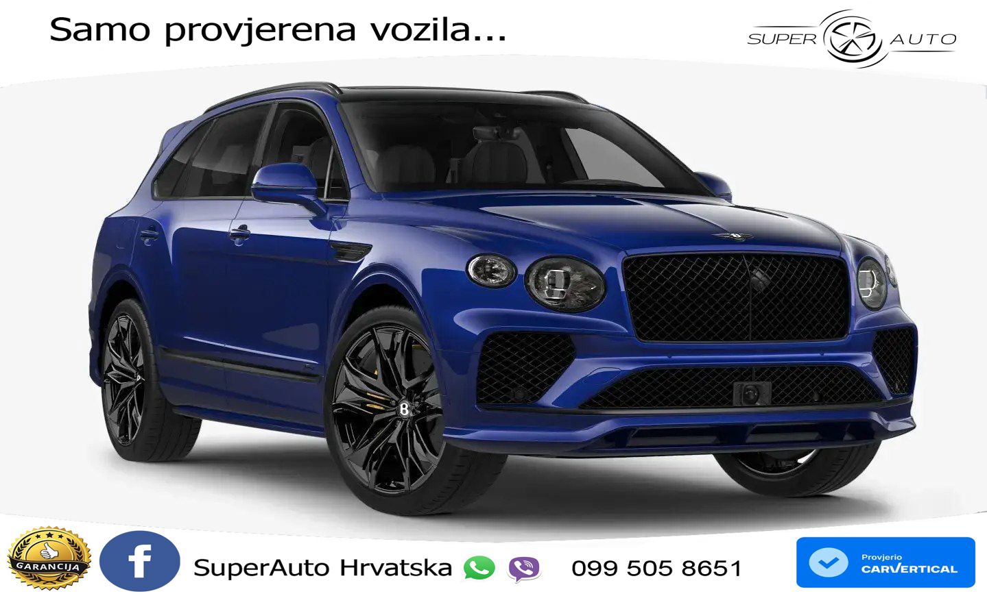 Bentley Bentayga Speed 4.0 V8 (650 KS) AWD Automatic ZRAČNI+ACC+GR SJED+KAM+PANO