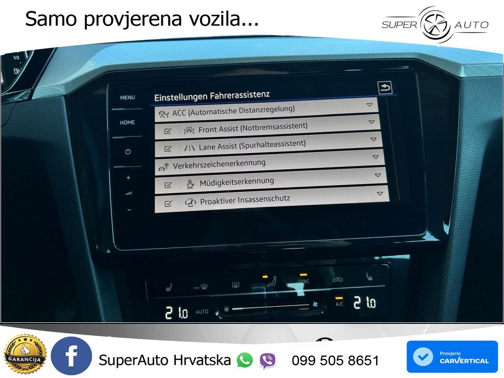 Volkswagen Passat Variant 2.0 TDI (122 KS) DSG Business LED+GR SJED+ACC