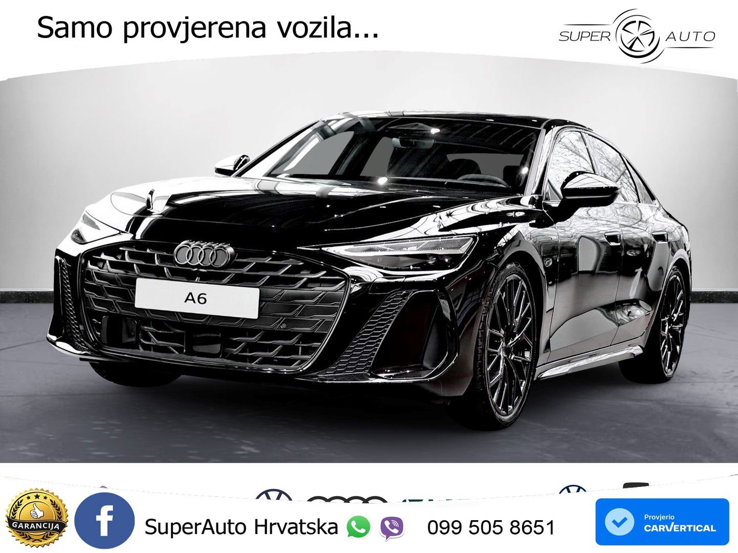 Audi A6 2.0 TDI (204 KS) quattro S tronic S line LED+GR SJED+ACC