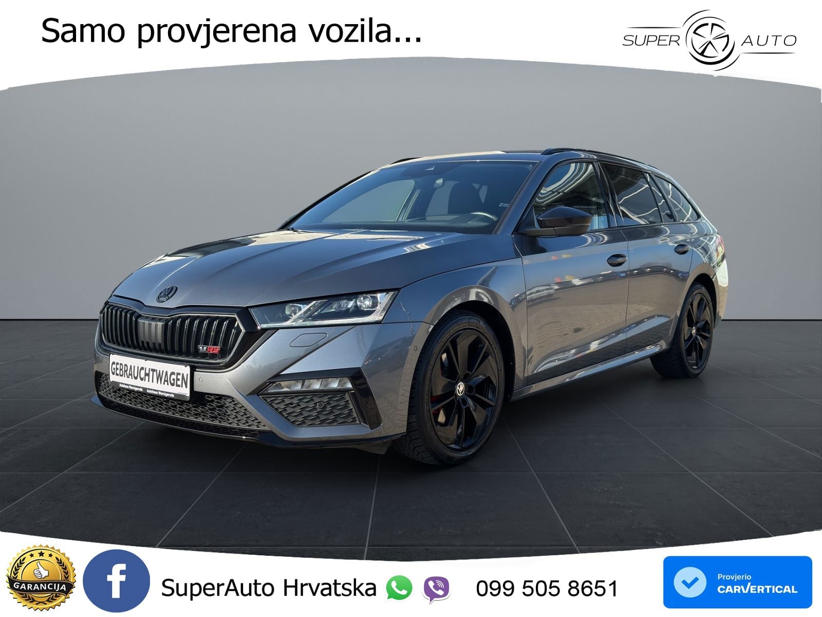 Škoda Octavia Combi RS 2.0 TDI (200 KS) DSG LED+GR SJED+ACC