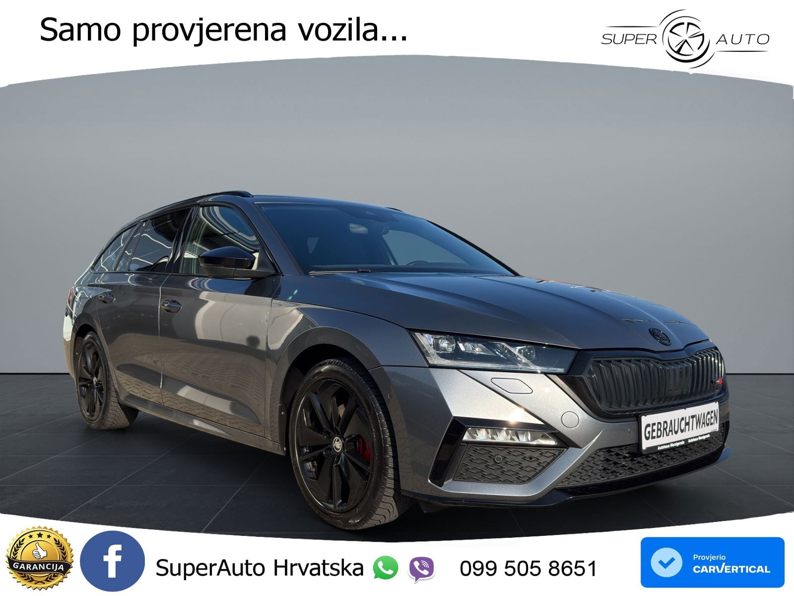 Škoda Octavia Combi RS 2.0 TDI (200 KS) DSG LED+GR SJED+ACC