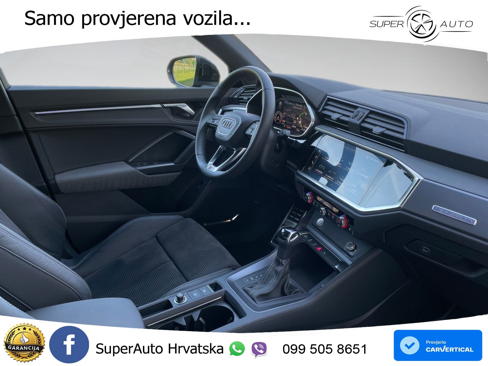 Audi Q3 45 TFSI (230 KS) quattro S tronic S line MATRIX+GR SJED+KAM