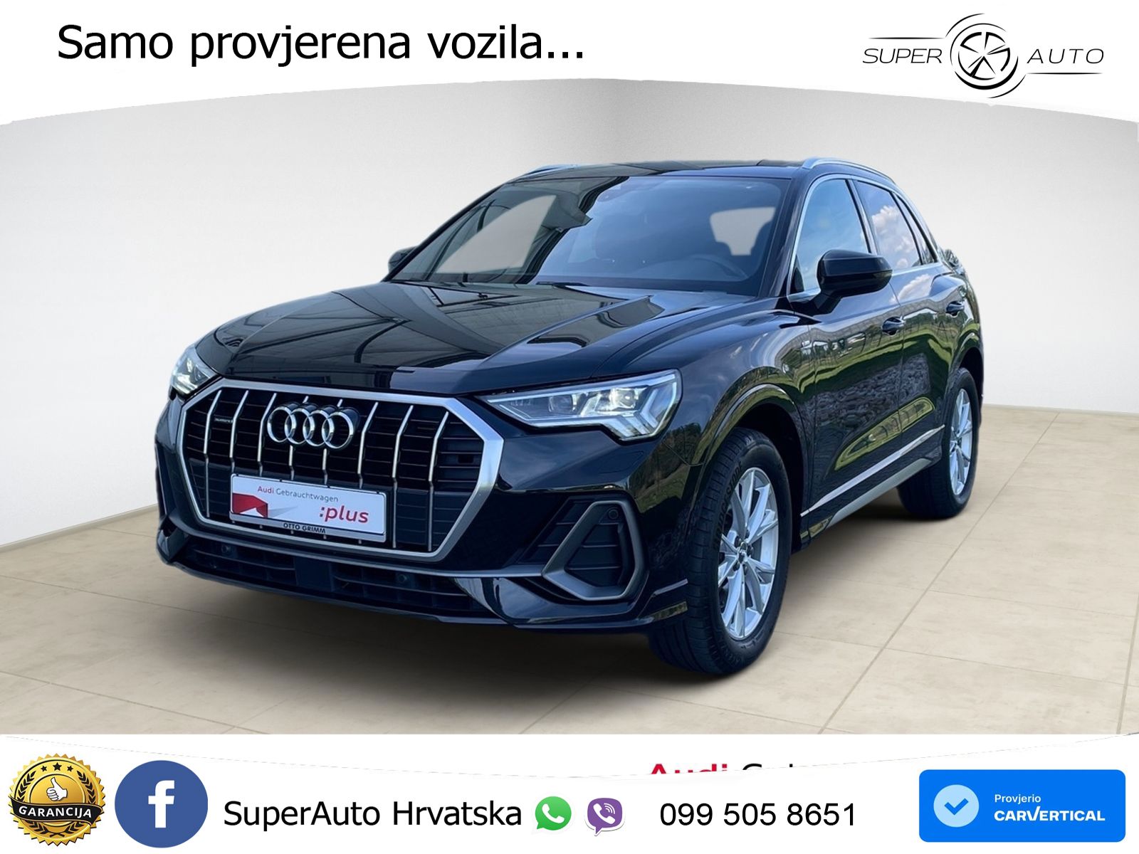 Audi Q3 45 TFSI (230 KS) quattro S tronic S line MATRIX+GR SJED+KAM
