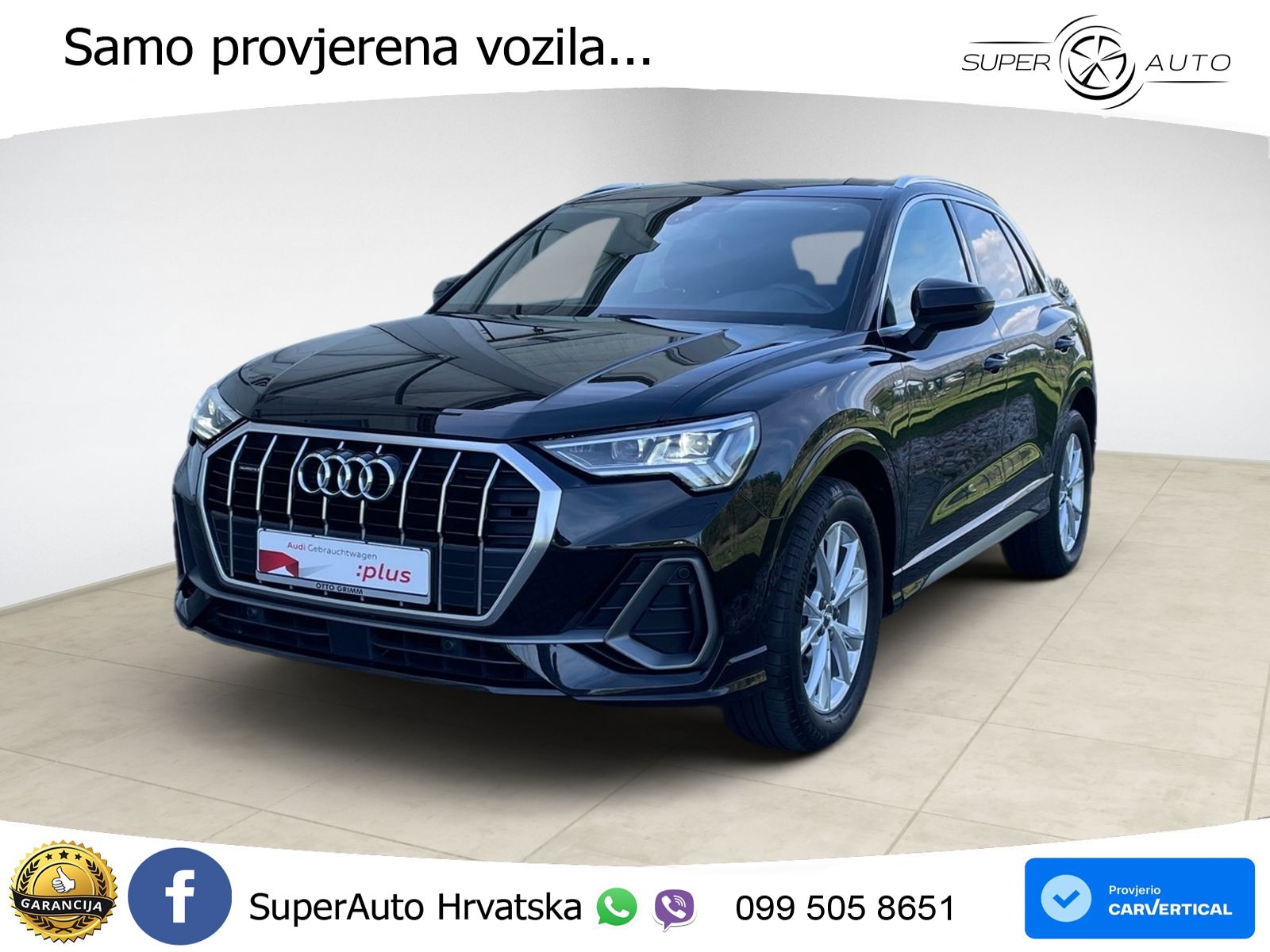 Audi Q3 45 TFSI (230 KS) quattro S tronic S line MATRIX+GR SJED+KAM