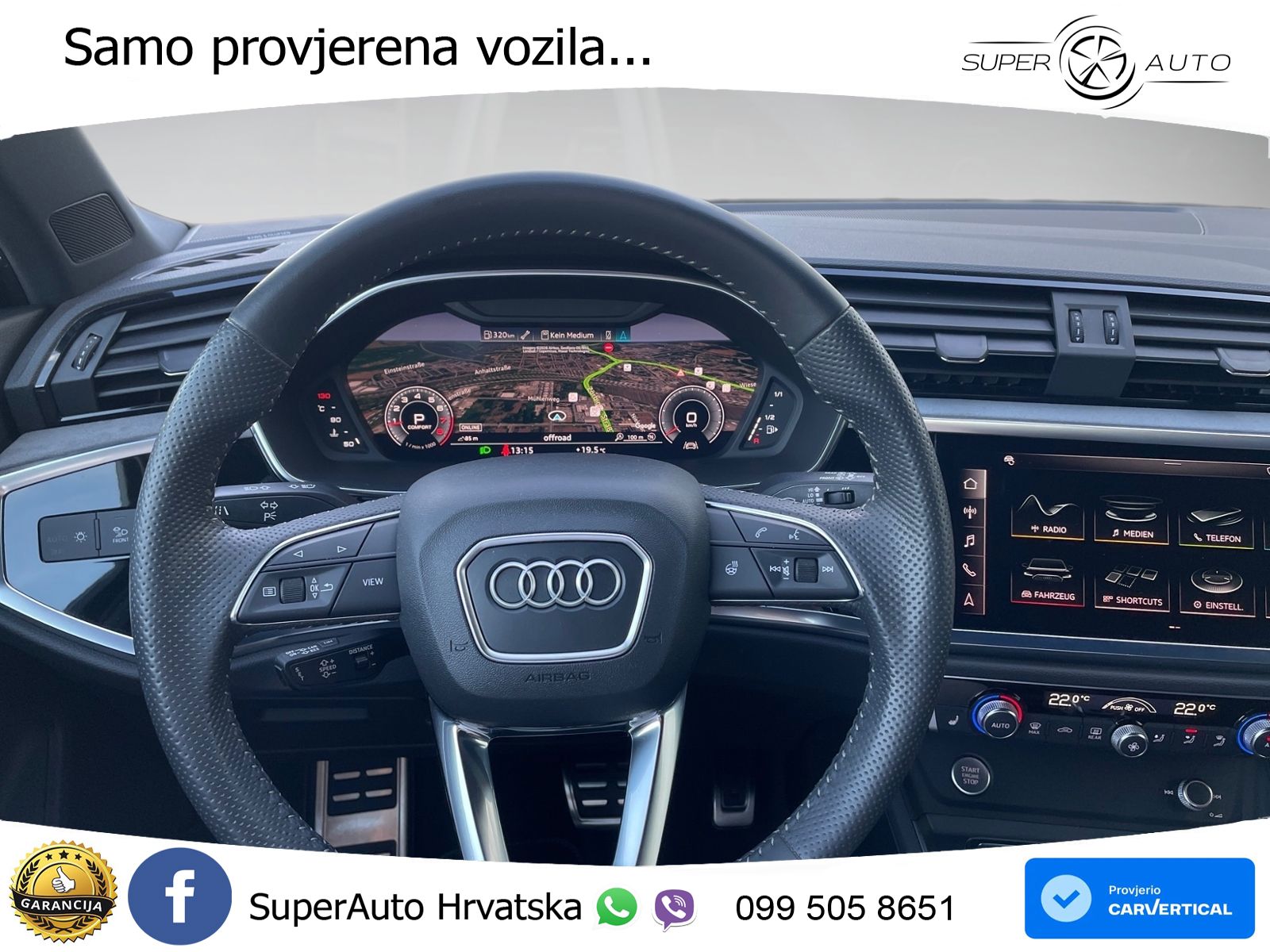 Audi Q3 45 TFSI (230 KS) quattro S tronic S line MATRIX+GR SJED+KAM