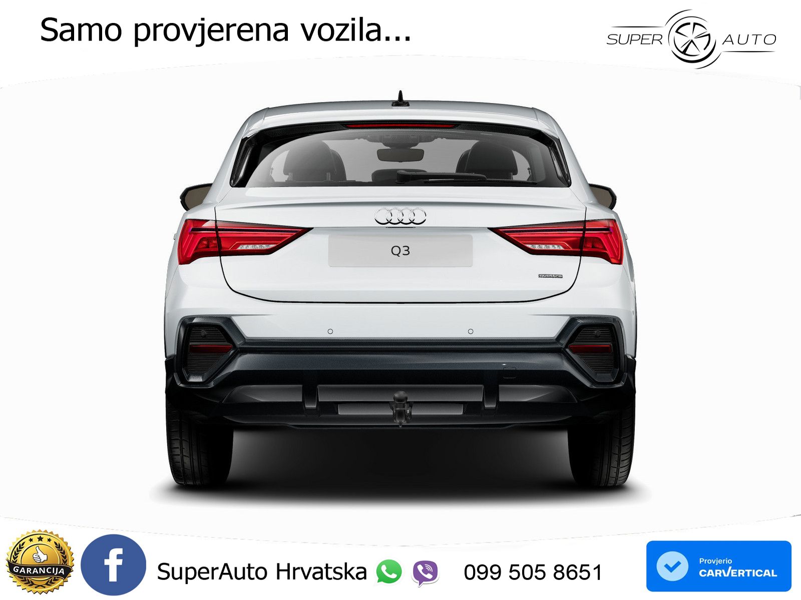 Audi Q3 Sportback 40 TDI (193 KS) quattro S tronic LED+GR SJED+ACC