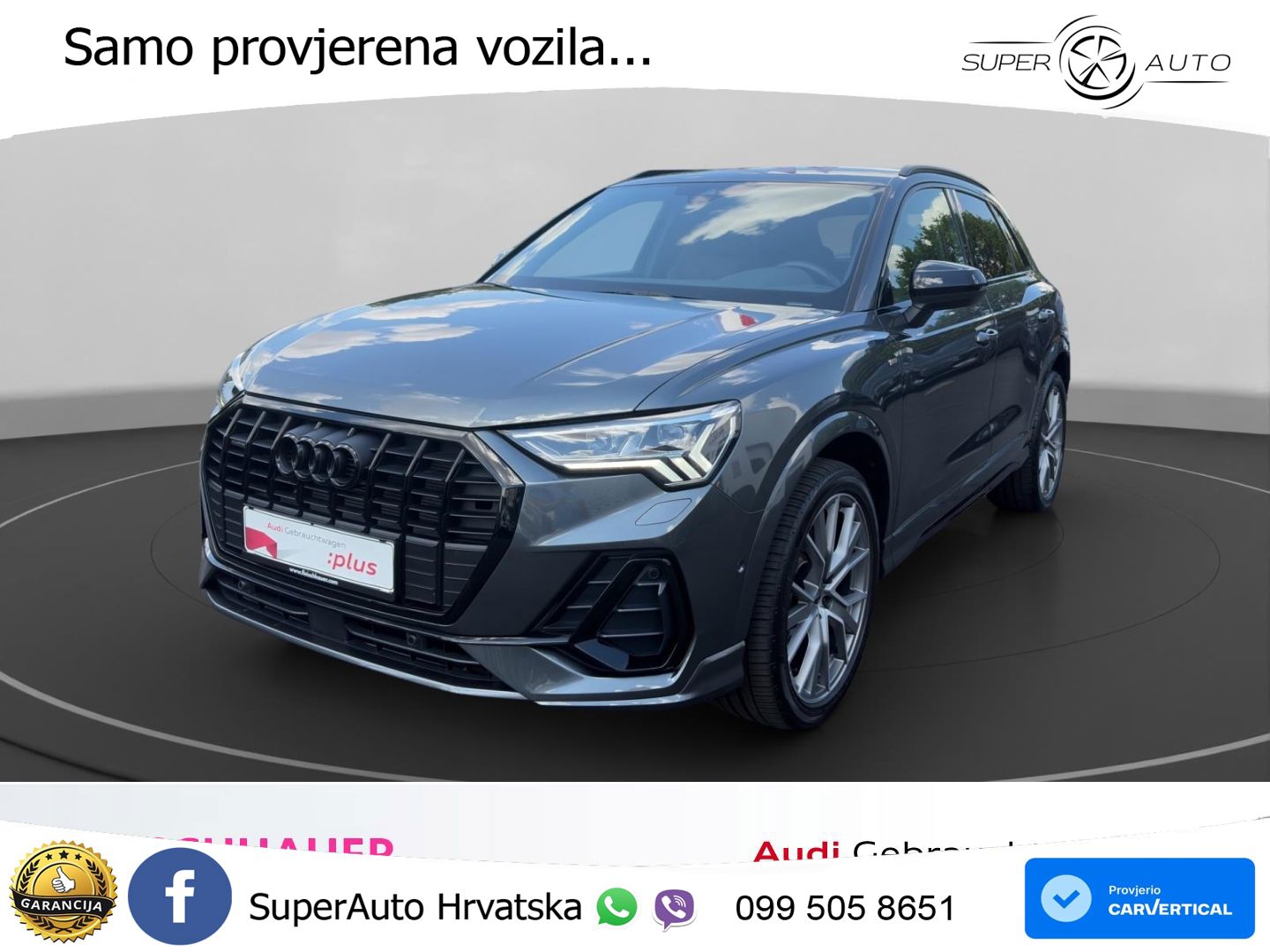 Audi Q3 40 TDI (193 KS) quattro S tronic S line MATRIX+GR SJED+KAM