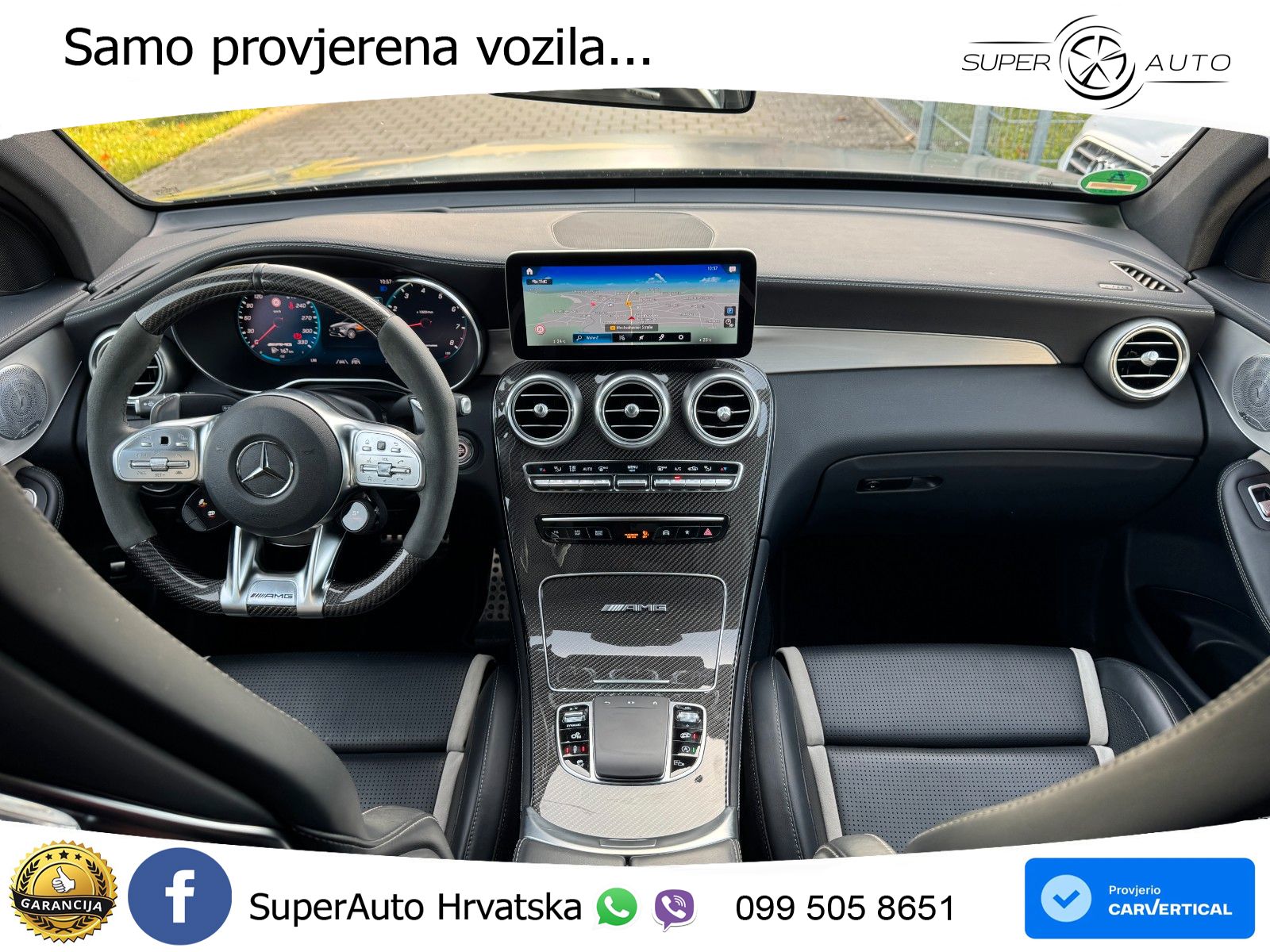 Mercedes AMG GLC 63 S V8 (510 KS) 4MATIC+ MCT LED+GR SJED+ACC