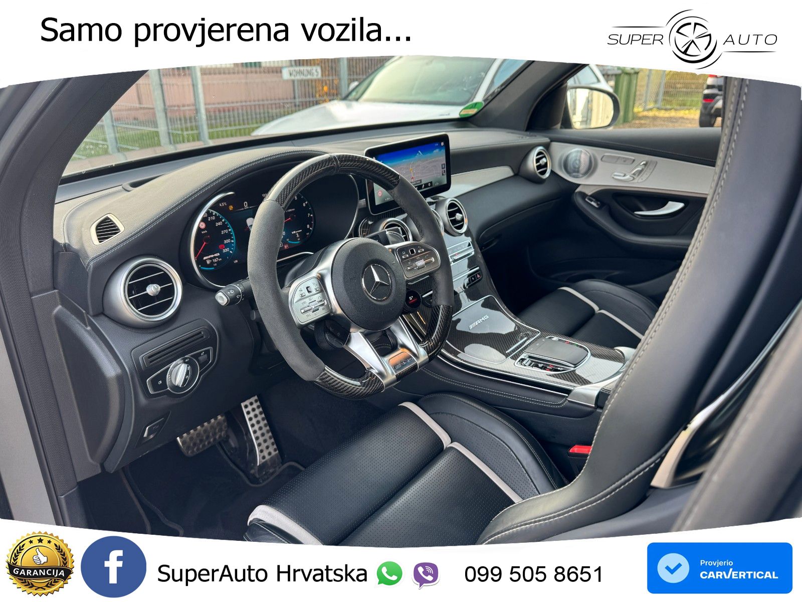 Mercedes AMG GLC 63 S V8 (510 KS) 4MATIC+ MCT LED+GR SJED+ACC