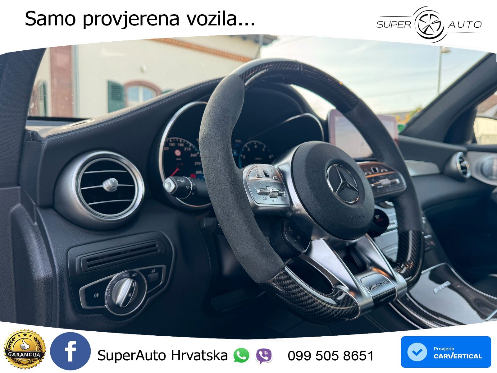 Mercedes AMG GLC 63 S V8 (510 KS) 4MATIC+ MCT LED+GR SJED+ACC