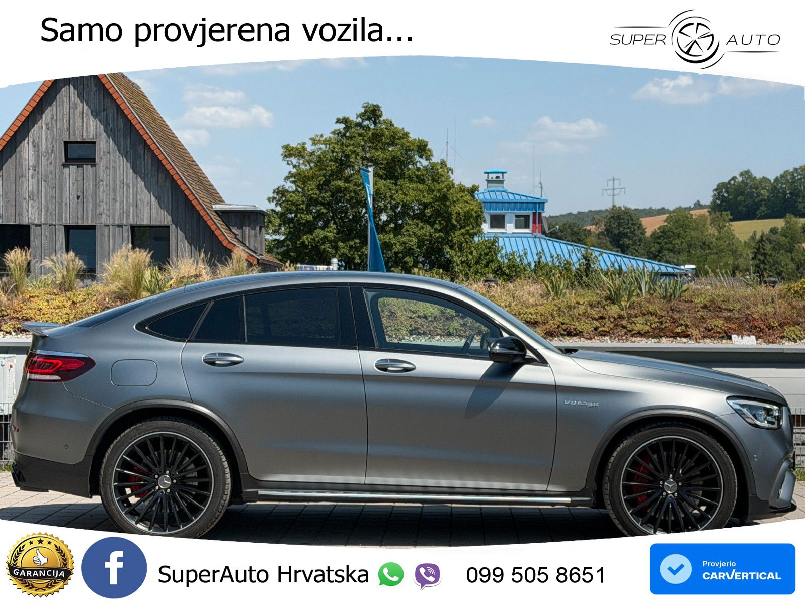 Mercedes AMG GLC 63 S V8 (510 KS) 4MATIC+ MCT LED+GR SJED+ACC