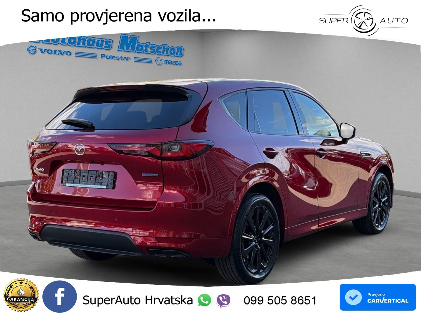 Mazda CX-60 3.3 e-Skyactiv D (200 KS) Automatic LED+GR SJED+ACC