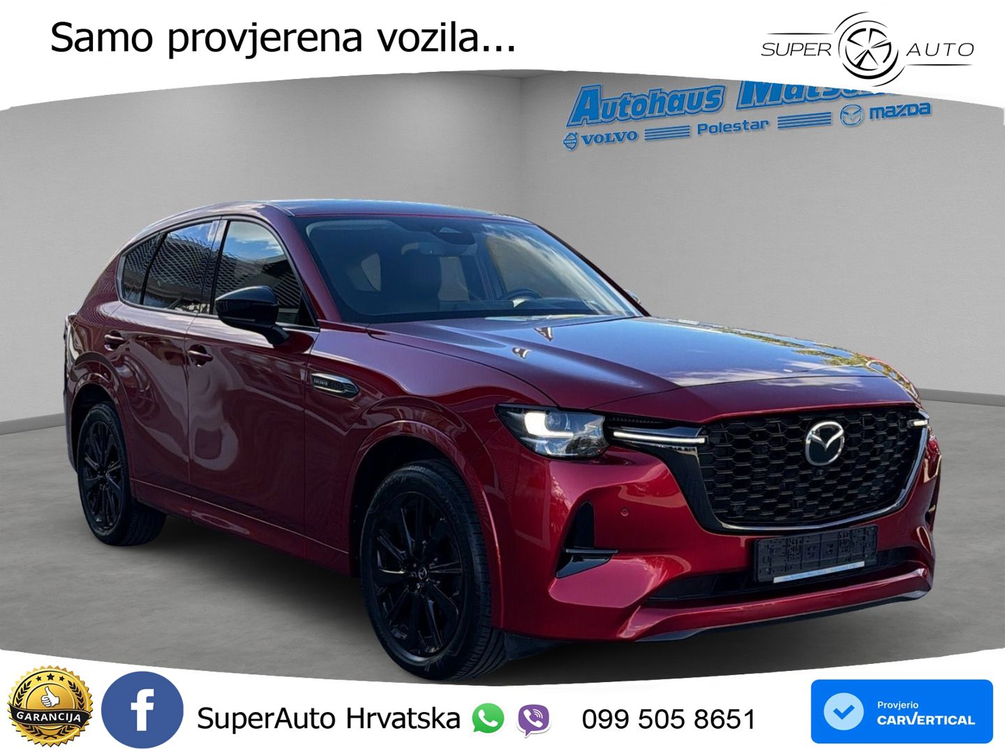 Mazda CX-60 3.3 e-Skyactiv D (200 KS) Automatic LED+GR SJED+ACC