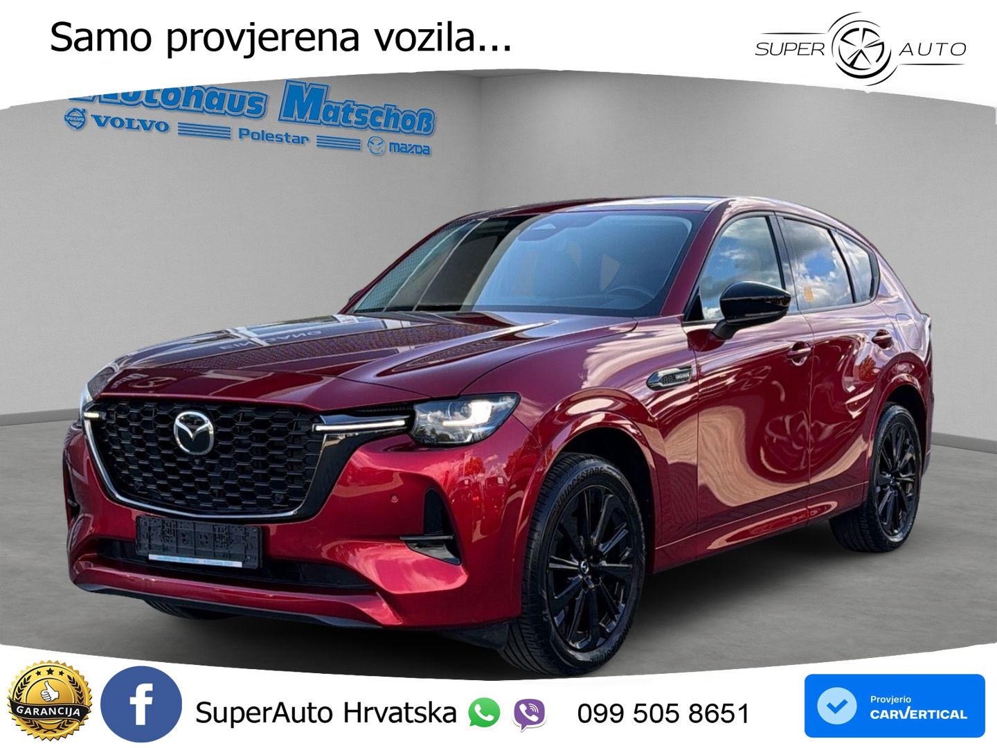Mazda CX-60 3.3 e-Skyactiv D (200 KS) Automatic LED+GR SJED+ACC