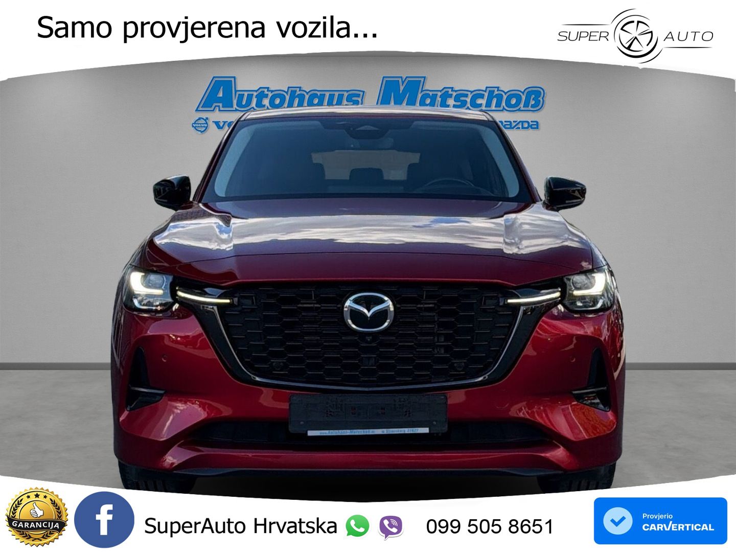 Mazda CX-60 3.3 e-Skyactiv D (200 KS) Automatic LED+GR SJED+ACC